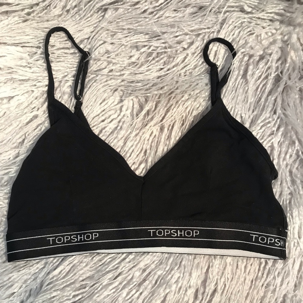 Black Topshop bralette